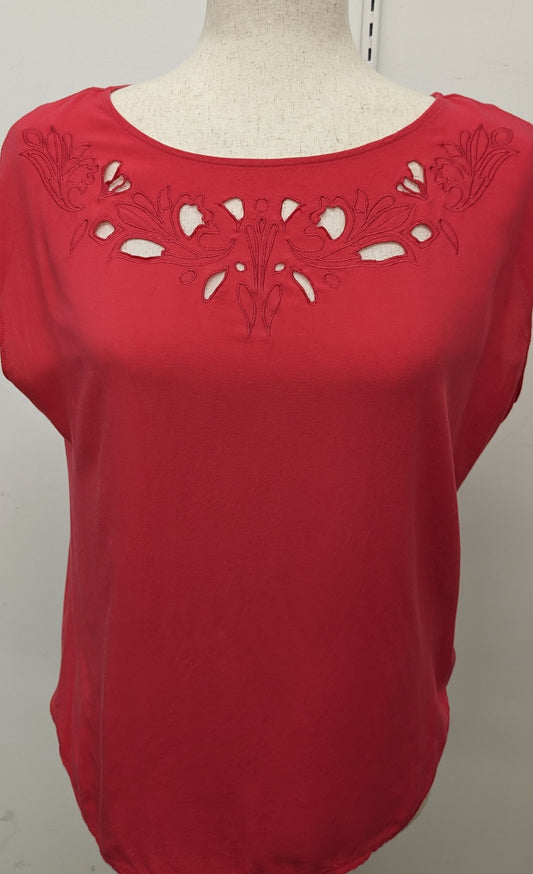 Liz Claiborne medium petite pink top