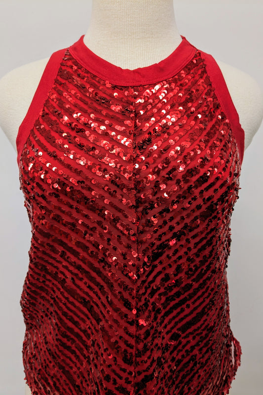 NEW! NOBO 2X red sequins tank