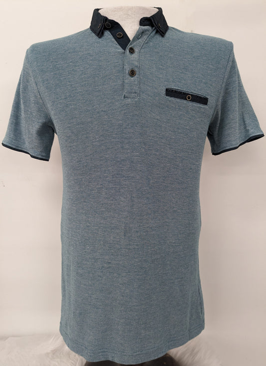 NEW! Cedar Wood State XSM short sleeve teal shirt