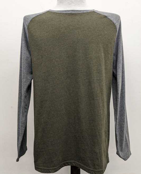 George small long sleeve shirt green/grey