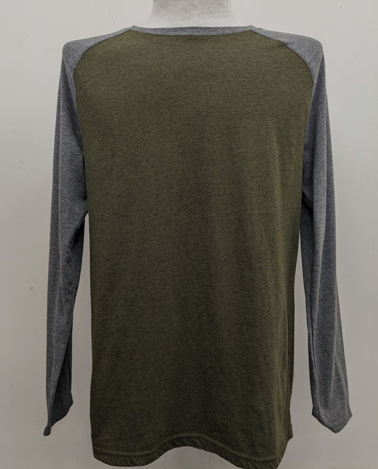 George small long sleeve shirt green/grey