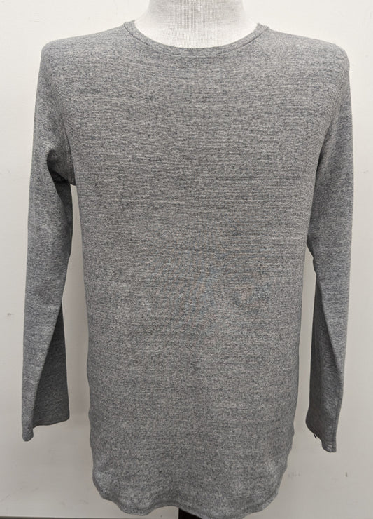 On The BYAS small long sleeve shirt grey