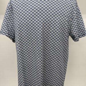 Threadbare large blue/white shape shirt