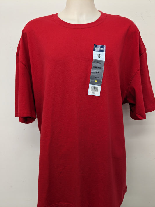 NEW! Premier International 3XL red short sleeve shirt