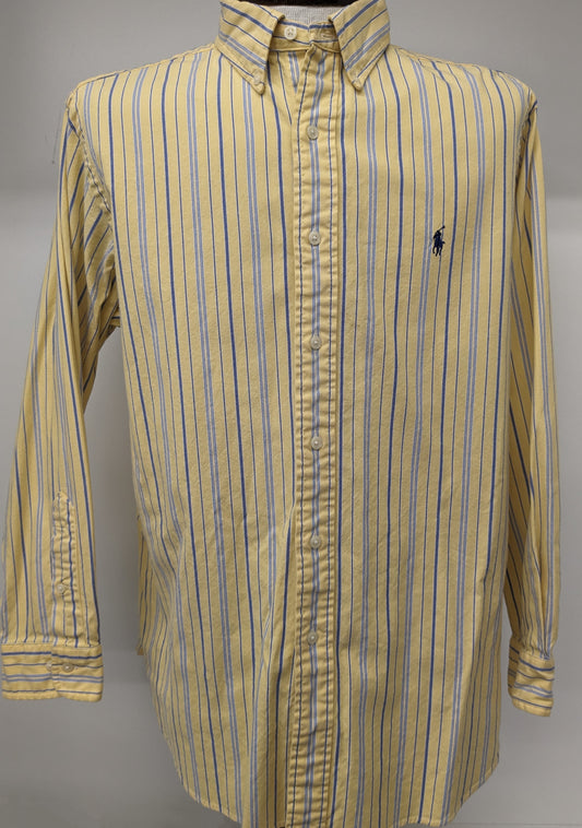 Ralph Lauren large long sleeve yellow dress shirts