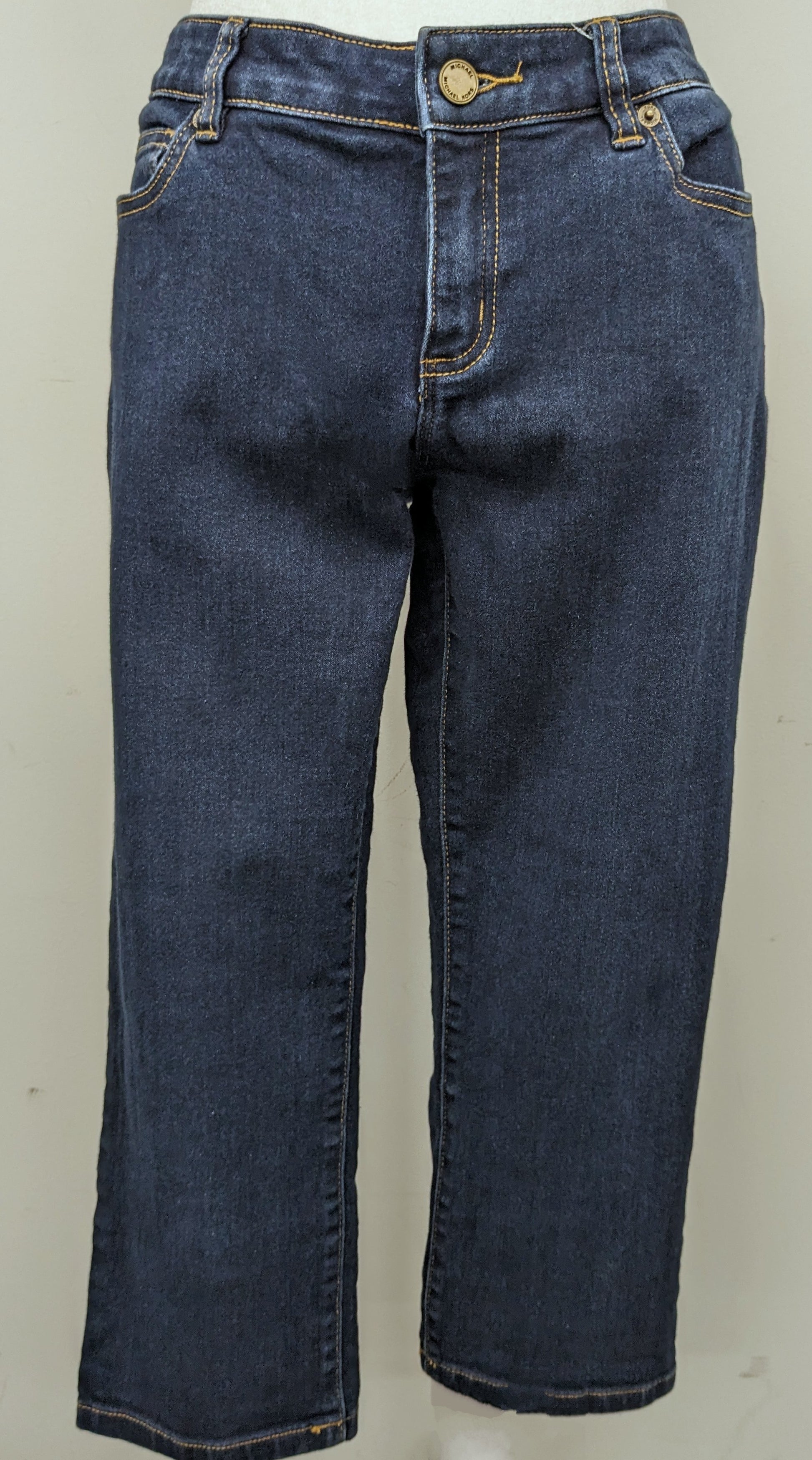 Michael Kors size 4 dark denim skinny capri