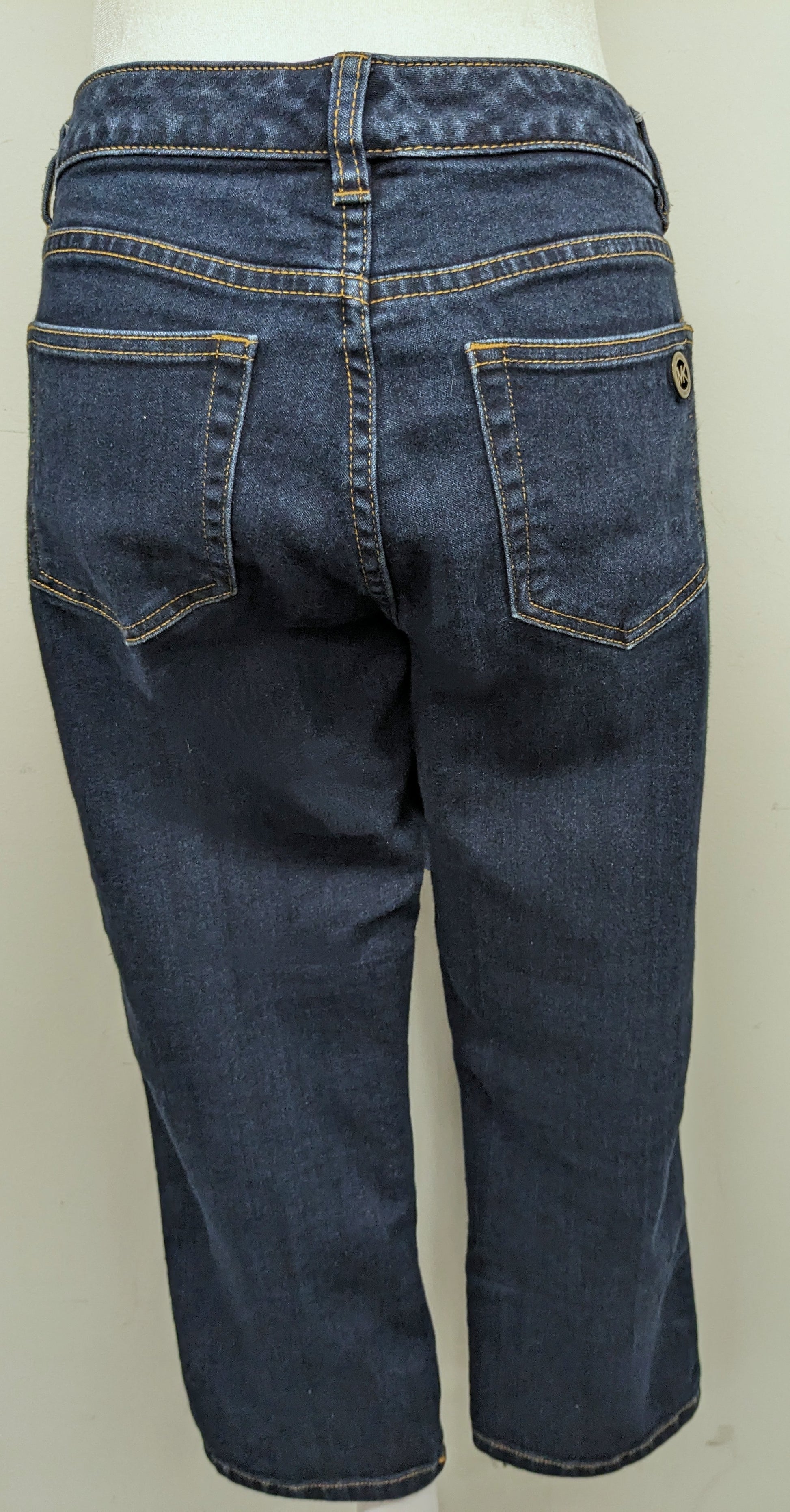 Michael Kors size 4 dark denim skinny capri