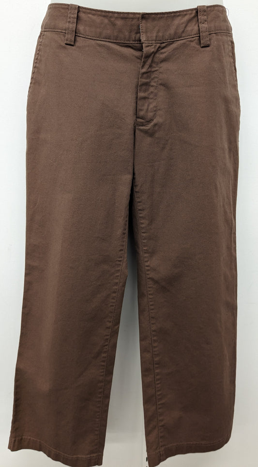 Tommy Bahama size 2 brown capri