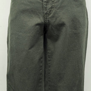 Croft & barrow size 4 denim green capri