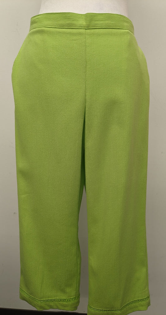 New! Alfred Dunner size 6 petite neon green