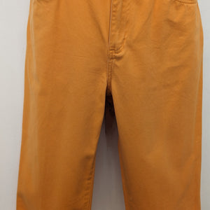 Lauren Jeans Co. size 6 orange denim capri