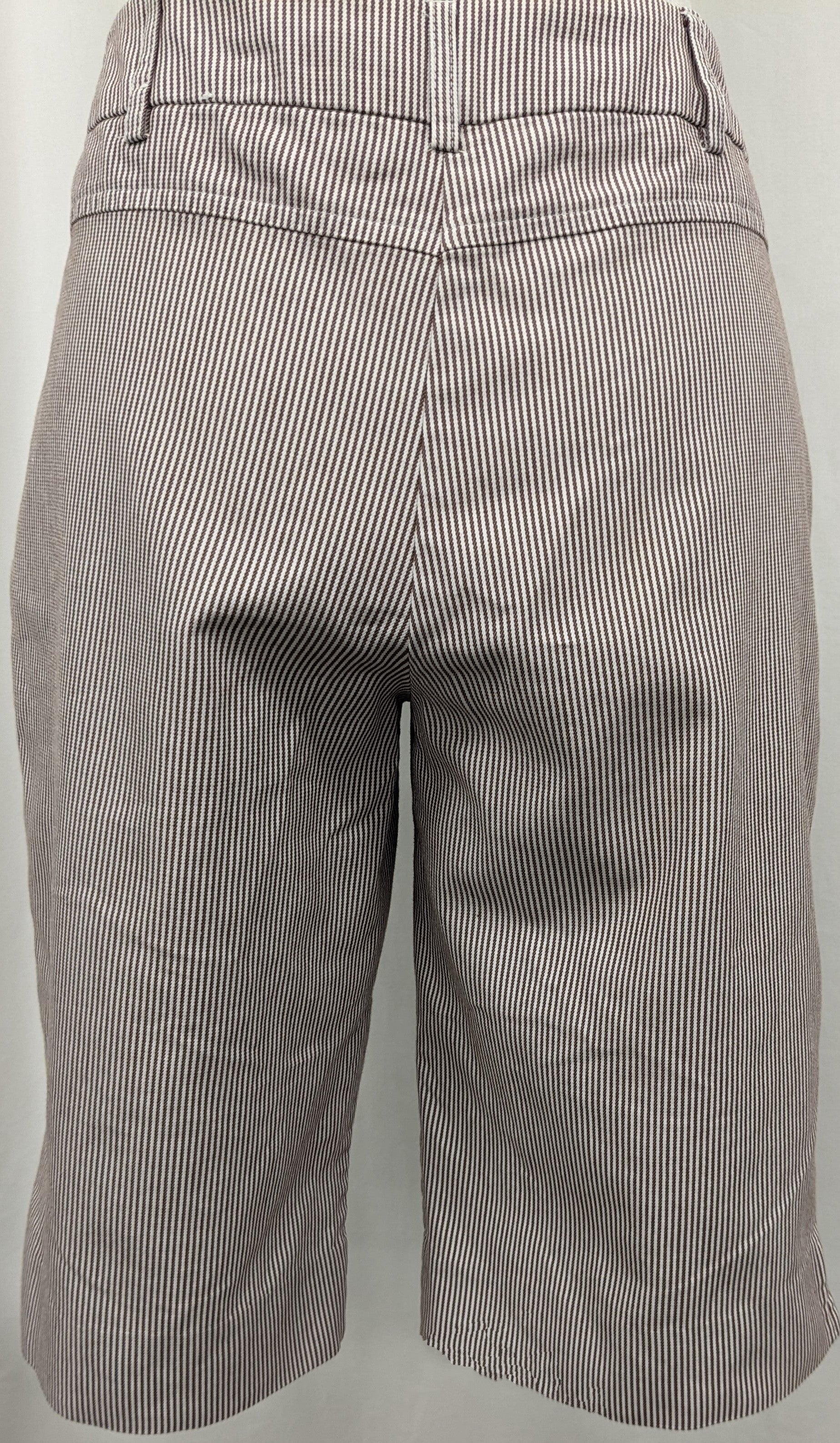 Studio 1940 size 10 brown/white strips capri