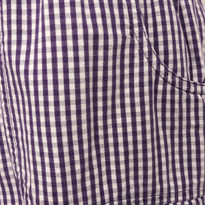 Baxter&Wells size 10 purple checkered capri