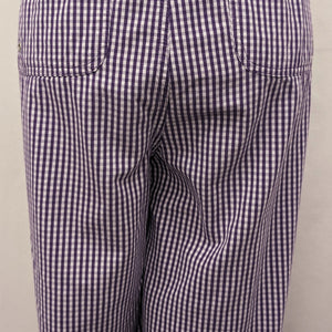 Baxter&Wells size 10 purple checkered capri