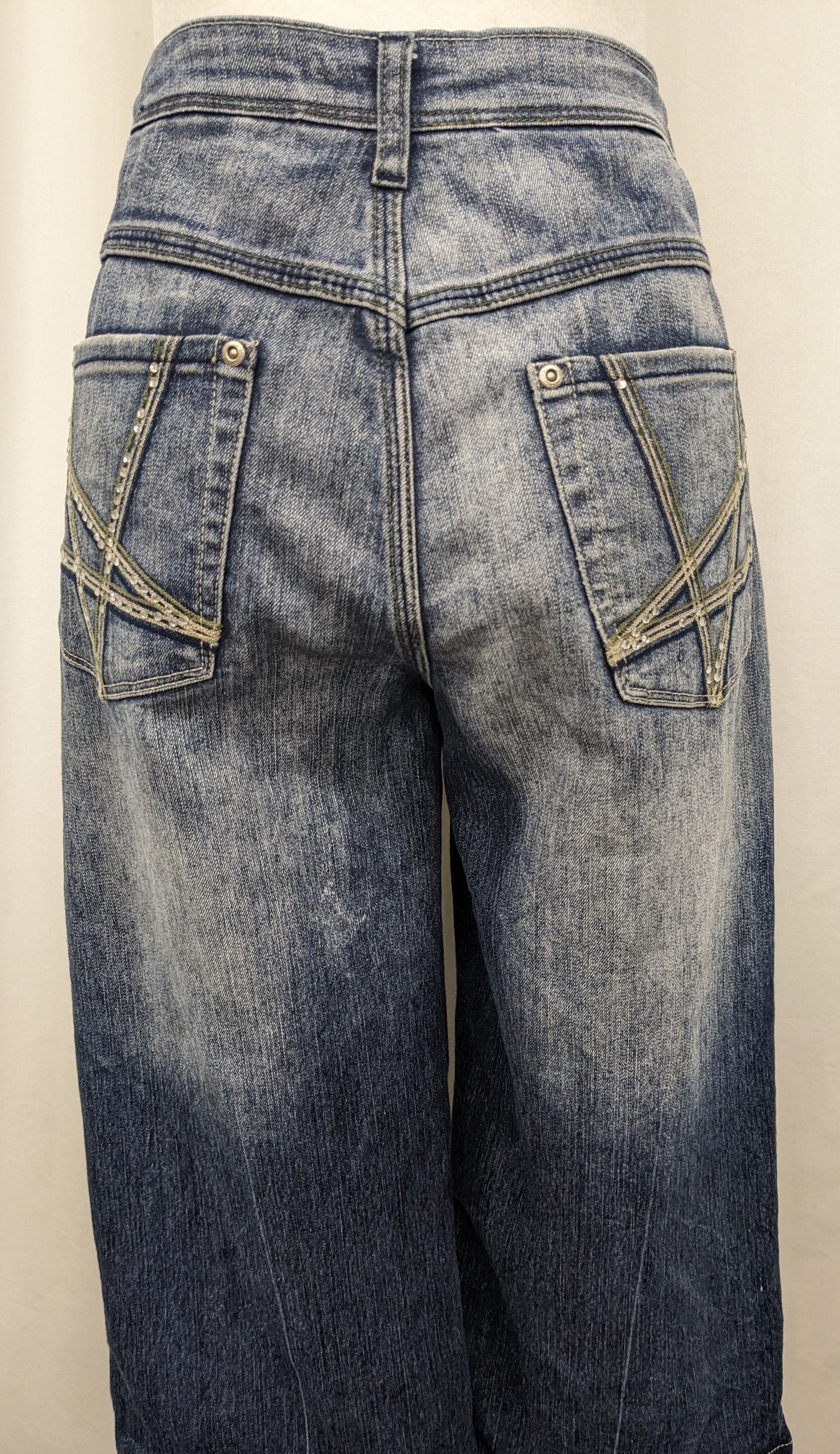 La Blues size 10 denim capri