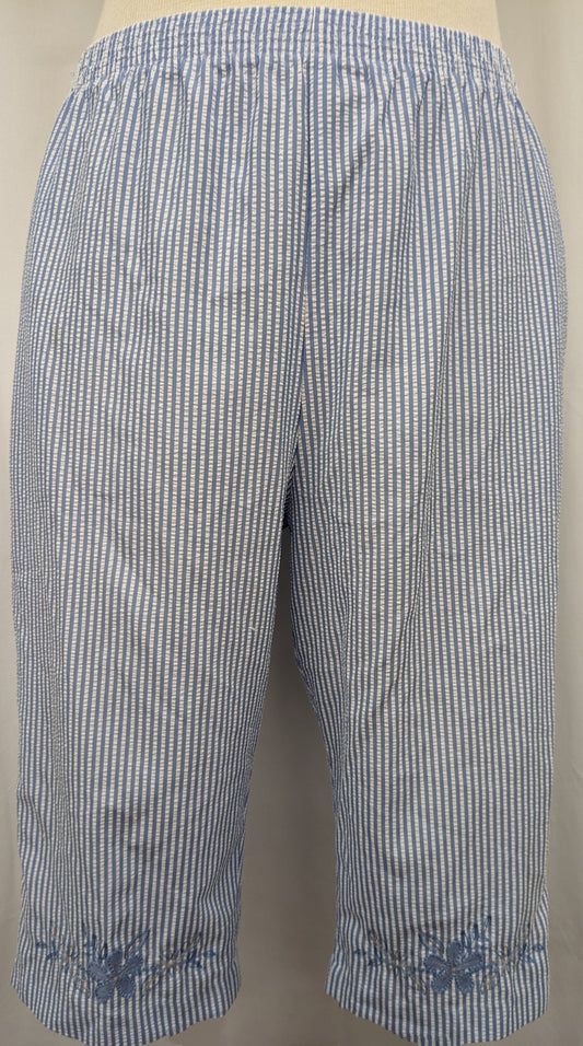 Bonworth XLG petite blue/white capri