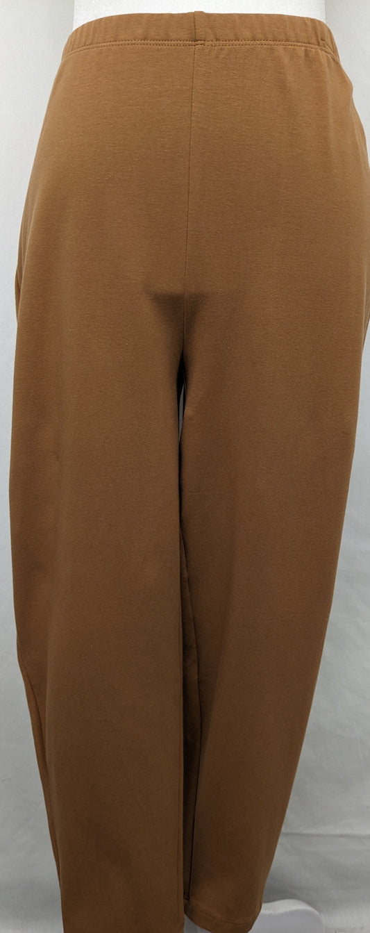 Zenana 2XL brown capri leggings