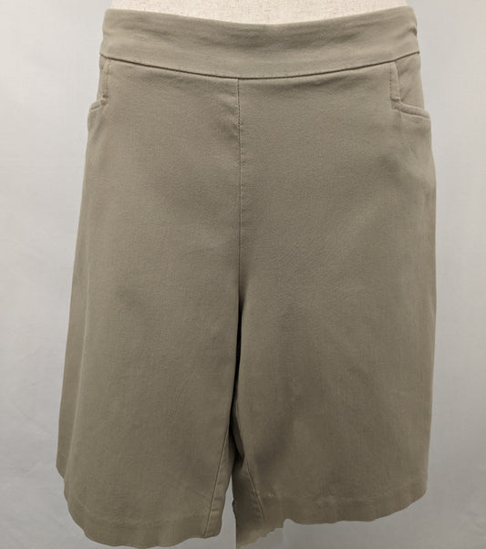 Time & Tru XLG tan pull on shorts