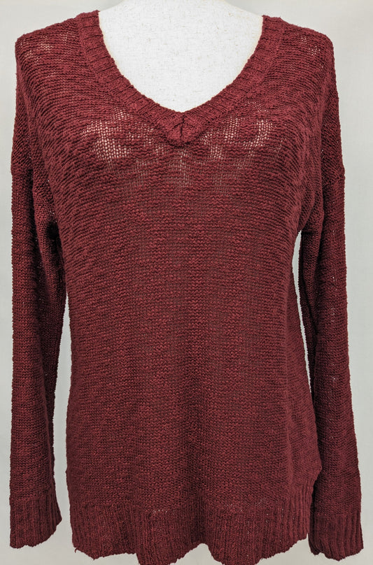 Charlotte Russe small long sleeve maroon shirt