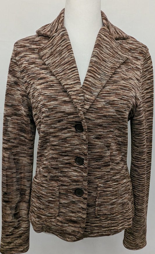 Magaschoni small marled brown jacket