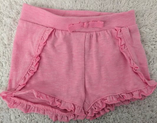 Jumping Beans 12m pink shorts w/ ruffles