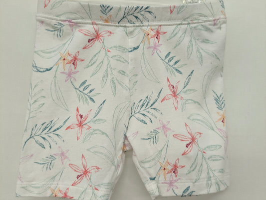 Old Navy 5T white shorts w/ flowers