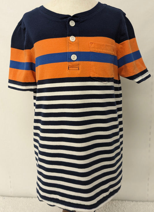 Carter's Kid 10 blue polo s/s