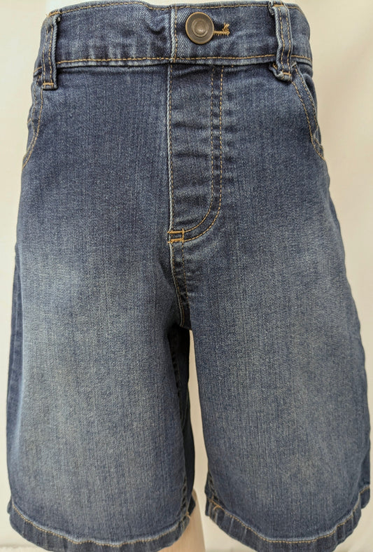 365 kids size 10 pull on denim shorts