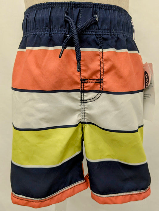 New! Old Navy 2T color block swim trunks