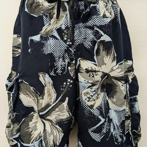 Arizona small navy swim trunks w/ floral