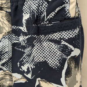 Arizona small navy swim trunks w/ floral