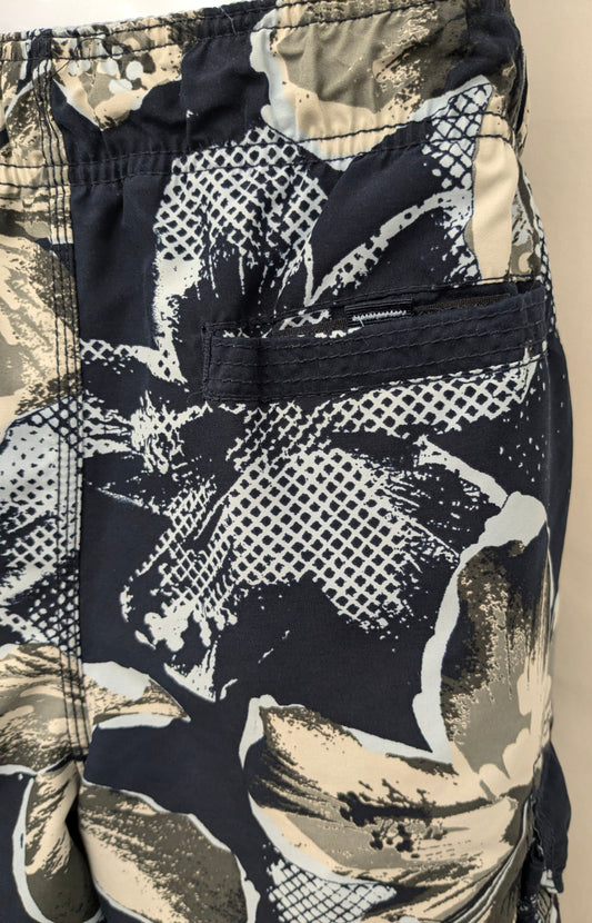 Arizona small navy swim trunks w/ floral