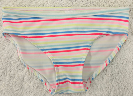 Carters 4/5 white swim bottoms with color stripes