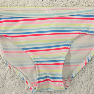 Carters 4/5 white swim bottoms with color stripes