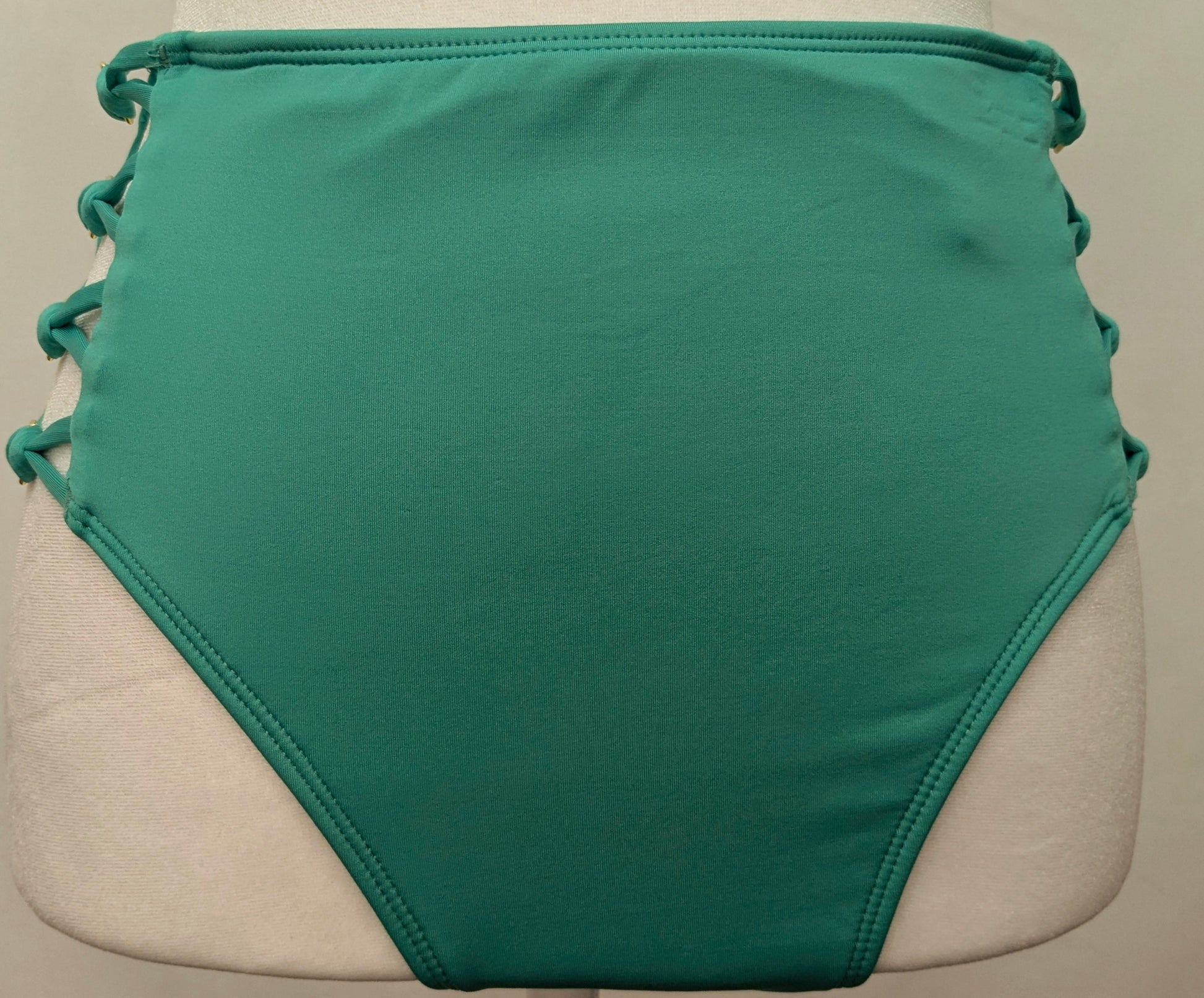 Sugar Beach med. green swim bottoms