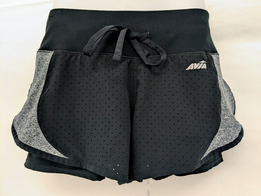 Avia XS black activewear shorts