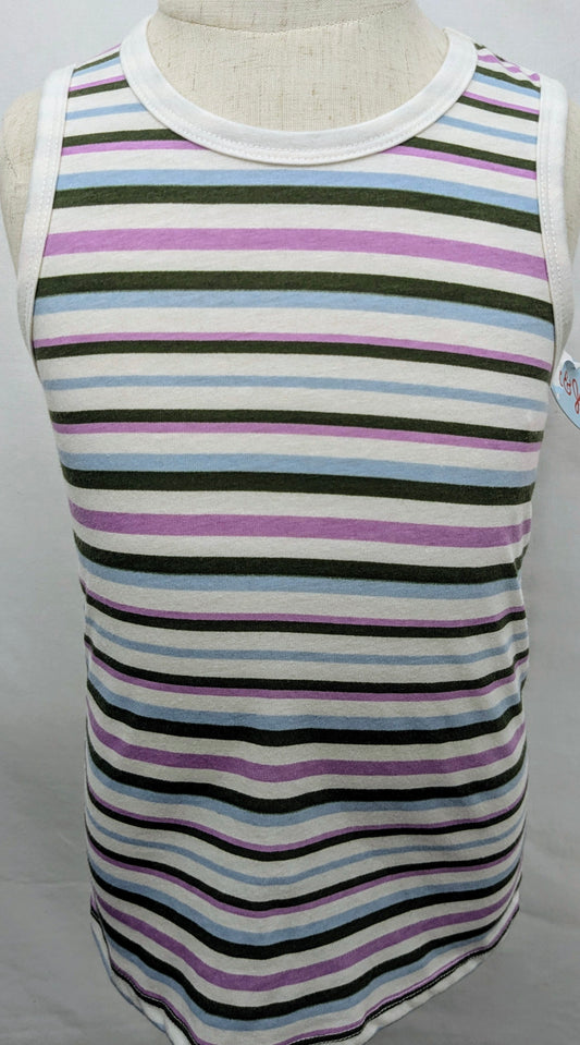 New! Cat & Jack 3T white tank w/ stripes