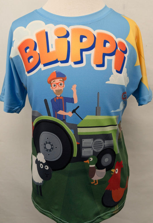 Blippi LLC. 6/8 farming theme shirt