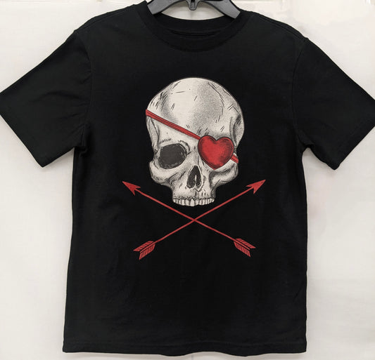 Wonder Nation 10/12 black shirt w/ skull