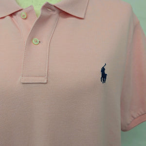 New! Polo Ralph Lauren XLG pink mesh mini dress