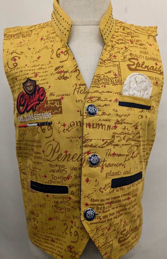 No Brand size 7/8 gold vest