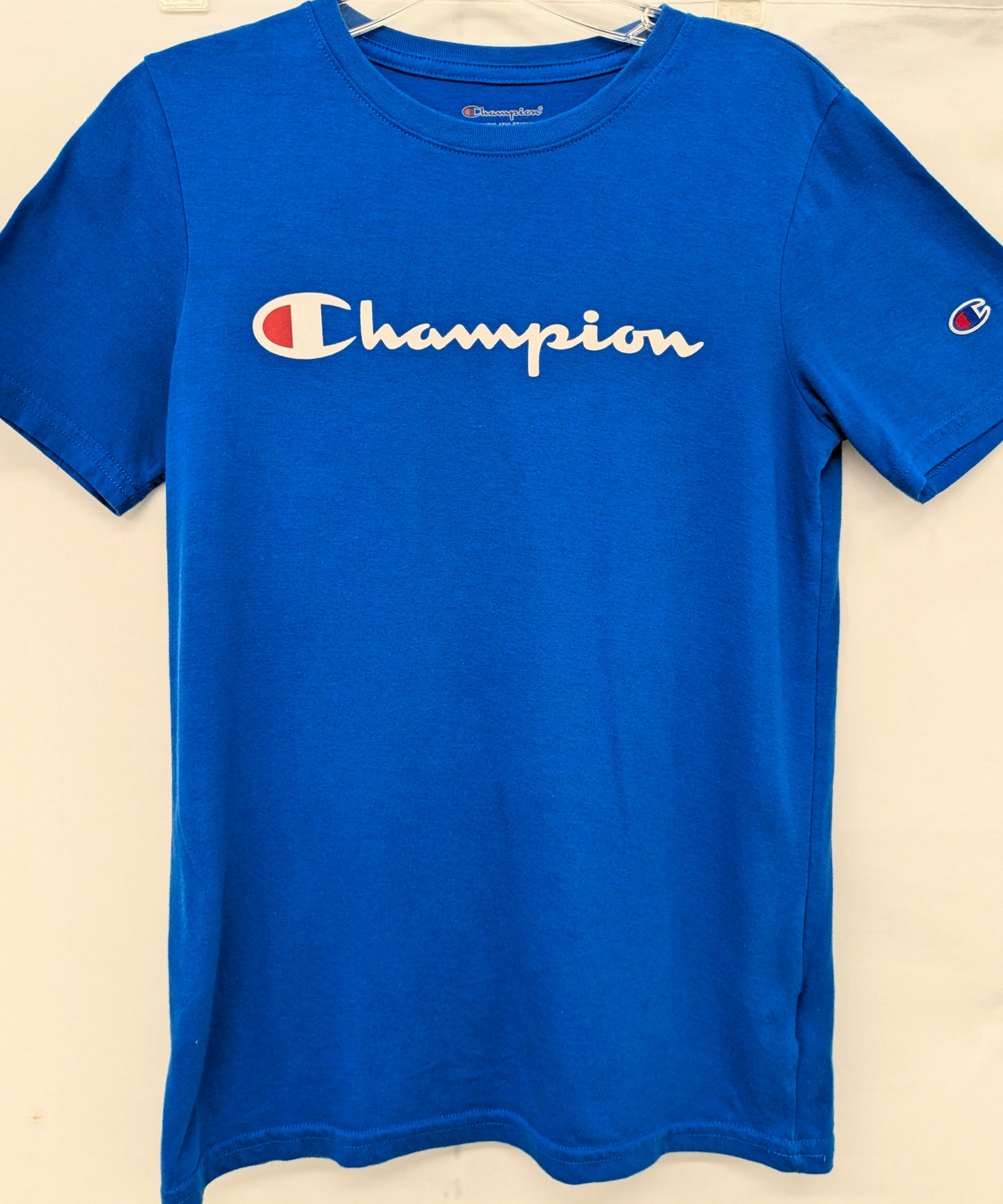 Champion 14/16 blue shirt