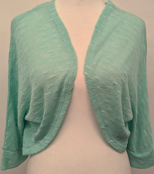 New! Mudd Girls size 16 ice green cardigan