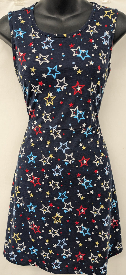 Wonder Nation size 18 dark blue star dress