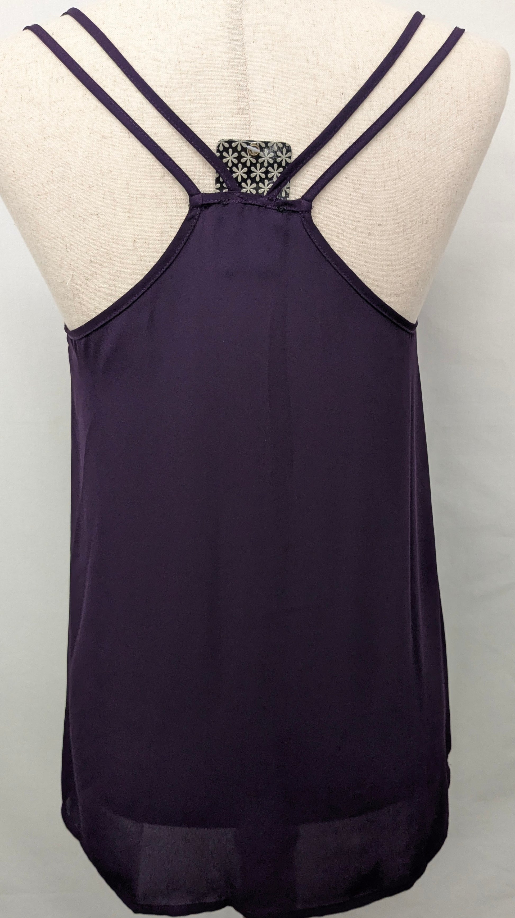 Stoosh small purple tank with gemstones