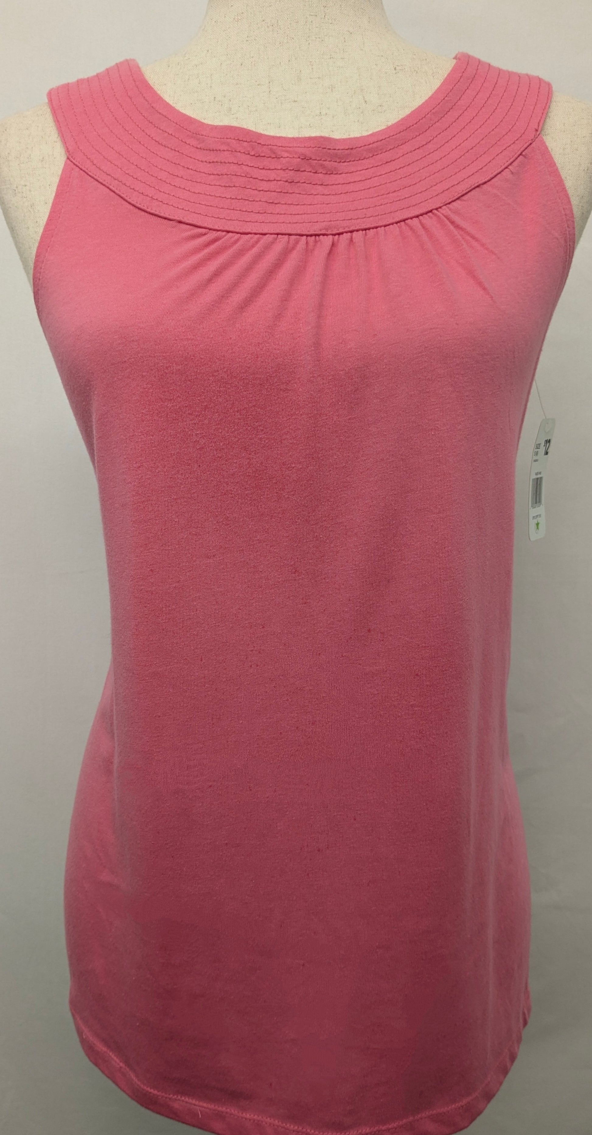 New! Bobbie Brooks small pink sleeveless shirt