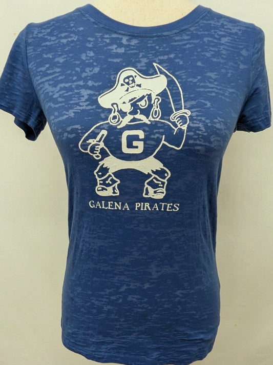 Blue 47 med. blue " Galena Pirates" shirt