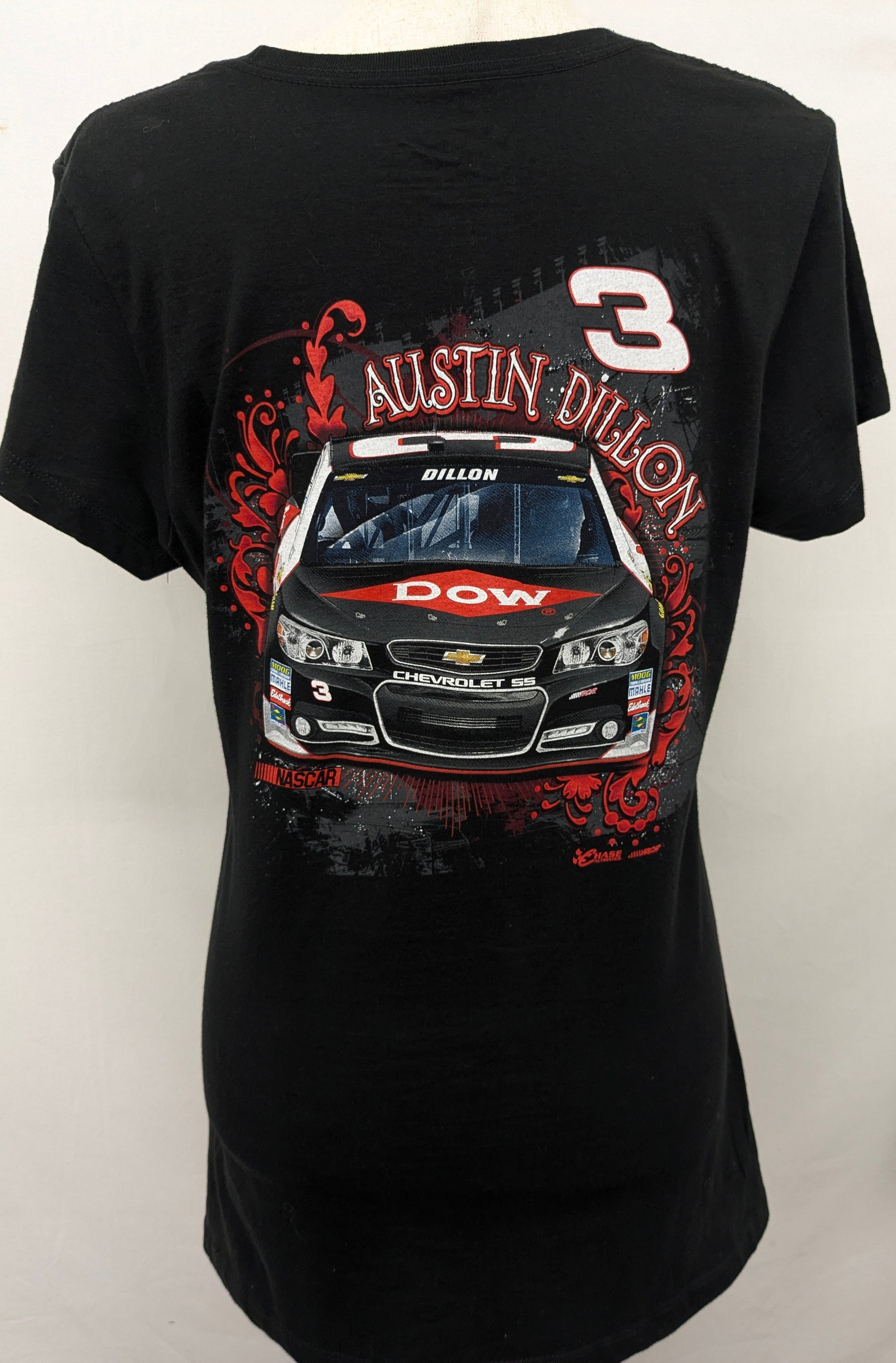 Chase Authentic large black "Austin Dillon" shirt