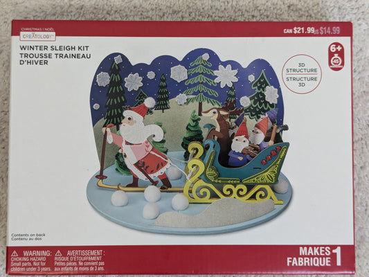 New! Creatology Winter Sleigh Kit