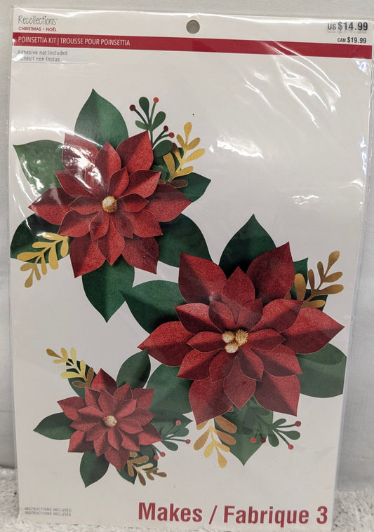 New! Recollections - Poinsettia kit